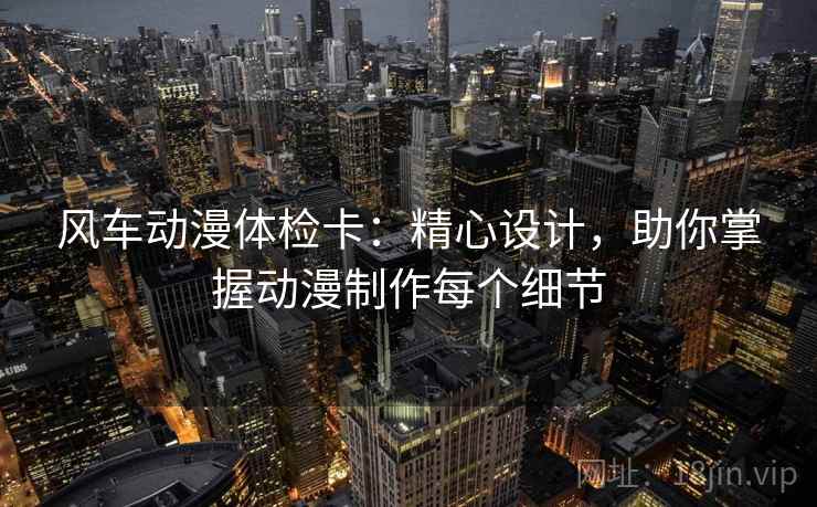 风车动漫体检卡：精心设计，助你掌握动漫制作每个细节  第1张