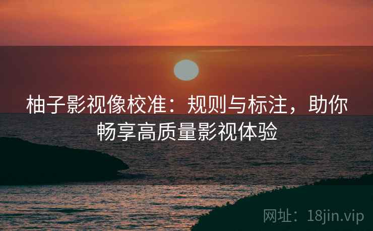 柚子影视像校准：规则与标注，助你畅享高质量影视体验